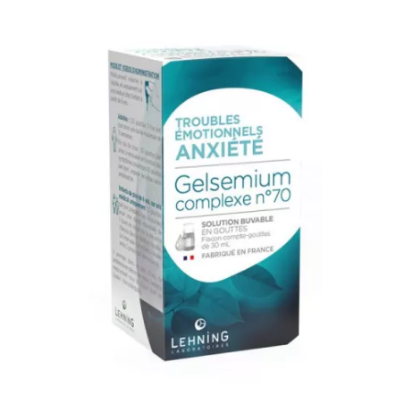 Gelsemium Complex N70 Anxiety Hyperemotionality Lehning 30 Ml