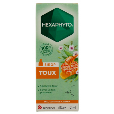 Cough Syrup Dry Oily Coughs Hexaphyto 150 Ml Bouchara