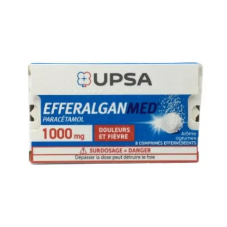 Efferalgan Paracetamol 1g Pain And Fever Relief Pack Of 8