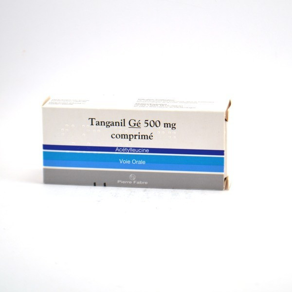 Tanganil Gé Acetylleucine 500mg, Traitement des vertiges, pour l'Adulte, 30 comprimés