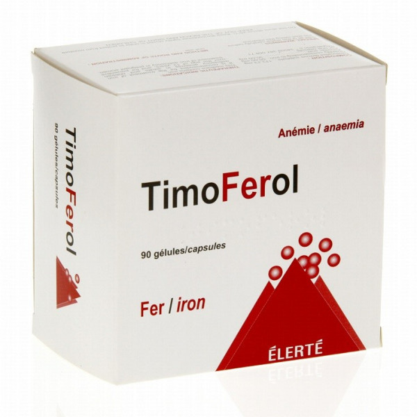 TimoFerol, Iron, Anaemia, 90 capsules