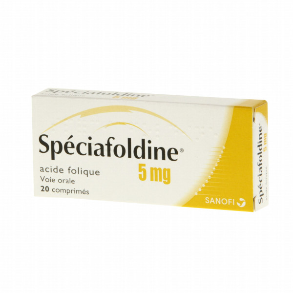 Speciafoldine 5mg Folic Acid, Anaemia - 20 tablets