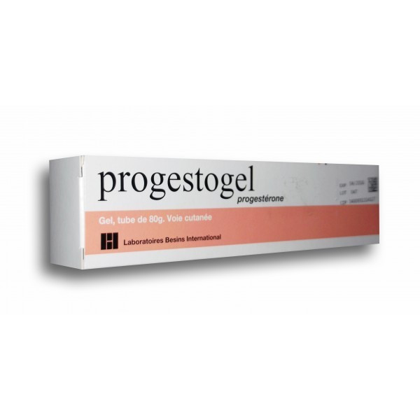 Progestogel 1% Gel pour Application Locale - Tube de 80 g + Applicateur
