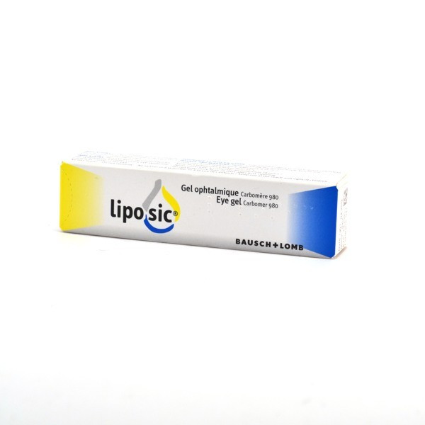 Liposic 2mg/g, Ophthalmic Gel with carbomer 980, 10g - treatment for dry eyes