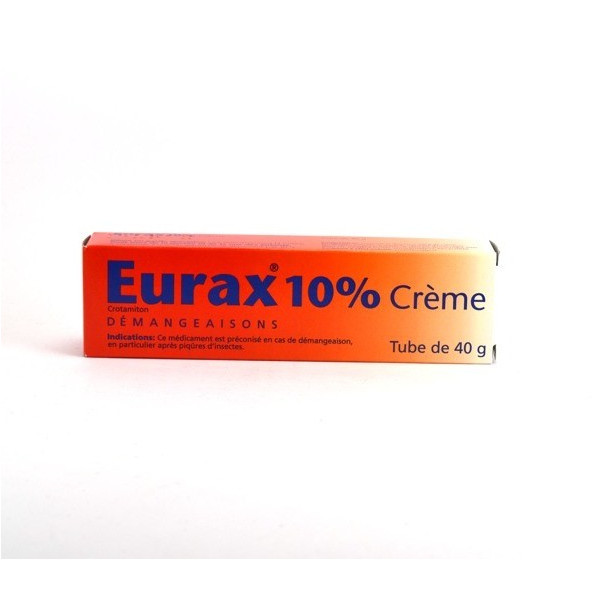 Eurax 10% crotamiton, Démangeaisons, Crème 40g