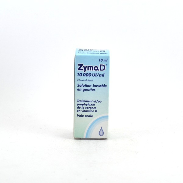 Zyma D 10,000UI/ml, Drinkable solution in drops, 10ml, Vitamin D deficiency