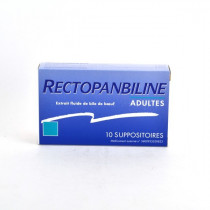 Rectopanbiline Adultes Boite De 10 Suppositoires