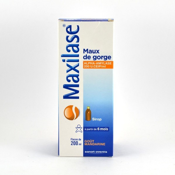 Maxilase Sore Throat Syrup – 200 ml Vial