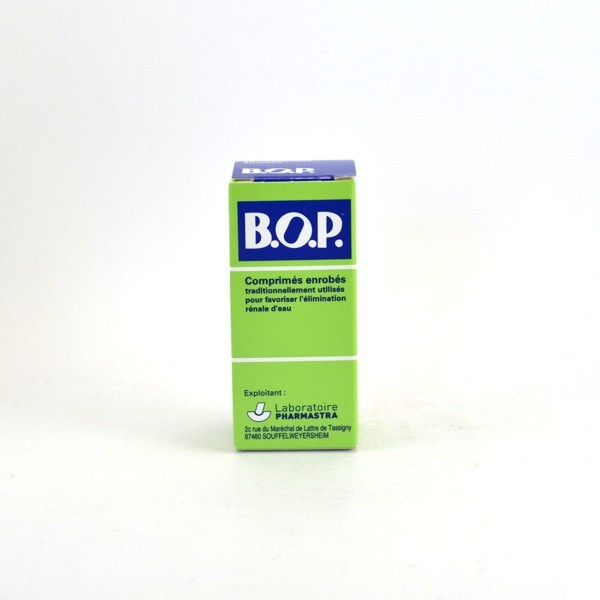 B.O.P. Coated tablets, box of 60.