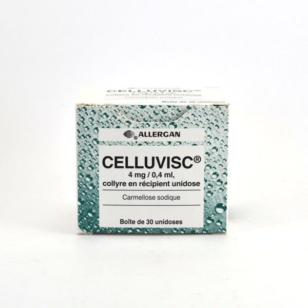Celluvisc Carmellose Sodium Eye Drops – Pack of 30 Single-Dose Vials