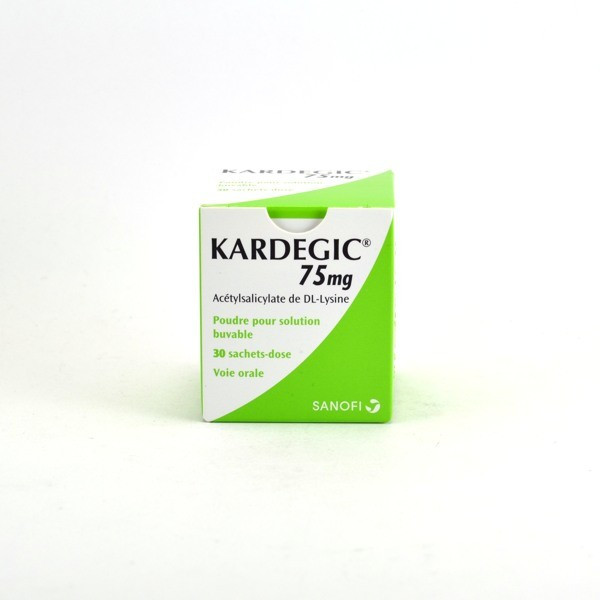 Kardegic 75 mg, Boite De 30 Sachets-Doses