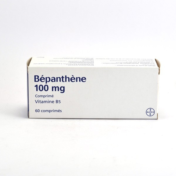 Bépanthène 100 mg – Vitamin B5 Tablets – Pack of 60