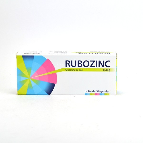 Rubozinc Capsules – acne and acrodermatitis enteropathica treatment – Pack of 30