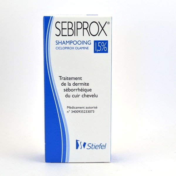 Sebiprox Ciclopirox Olamine 1.5% Shampoo – for treating seborrhoeic dermatitis of the scalp (100 ml)