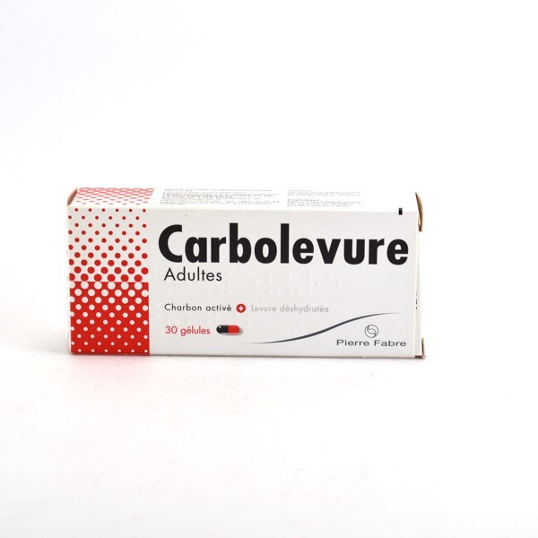 Carbolevure for Adults, 30 capsules