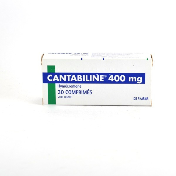 SHORT DATE Cantabiline 400 mg Tablets – Pack of 30 (Hymecromone / 4-MU)