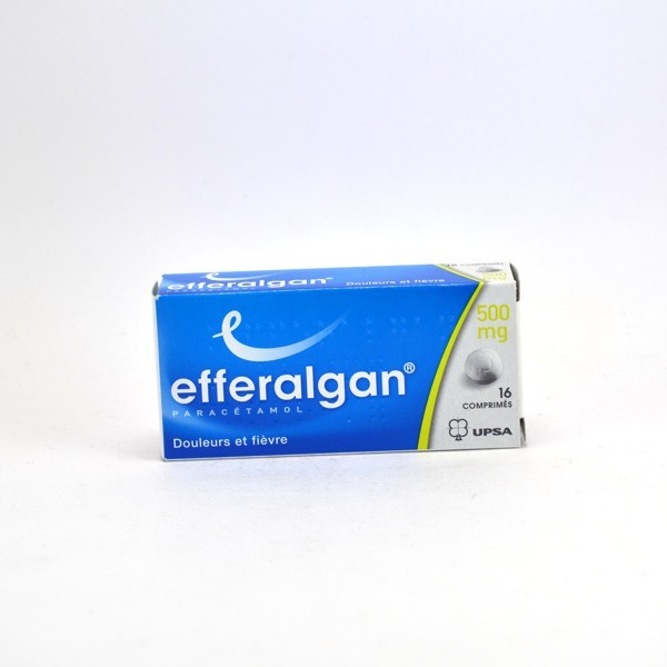 Efferalgan Paracetamol 500 mg – pain and fever relief – Pack of 16 Tablets