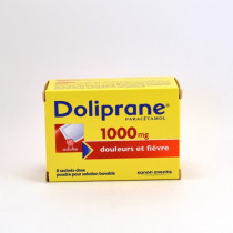 Doliprane Paracetamol 1000 mg Sachet Dose Douleurs et Fièvre, Boite de 8
