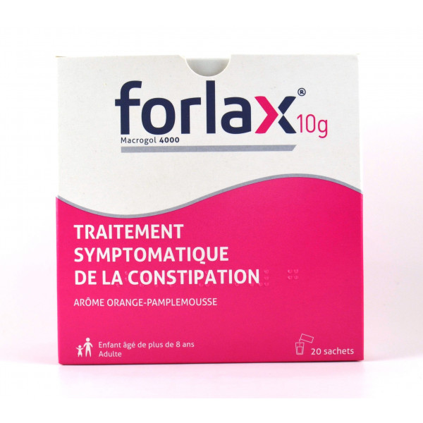 Forlax 10g (Adults and Children's over 8 years) - Single-Dose Sachets for Constipation Relief – Pack of 20