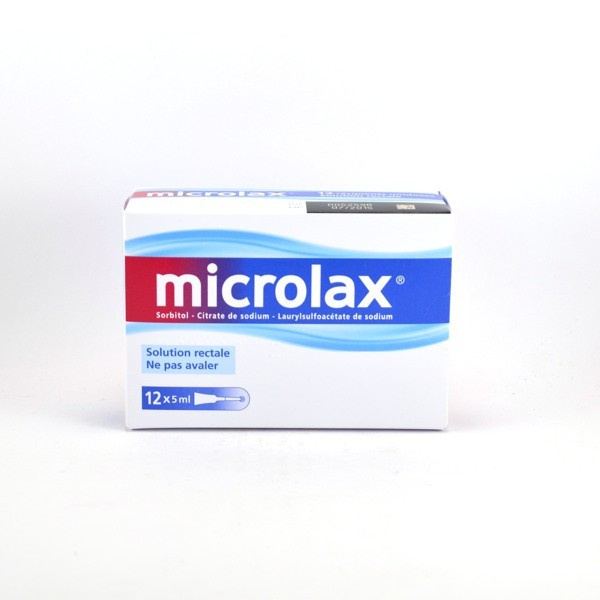 Microlax: Constipation Relief (Solution for Rectal Use) – Pack of 12 Single  Doses Microlax