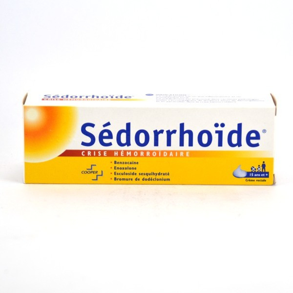 SEDORRHOIDE CRISE HEMORROIDE CREME 30 G - Hemorroides · Glycerine -  Pharmacie de Steinfort
