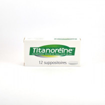 Titanoréïne Suppositories – haemorrhoid pain relief – Pack of 12