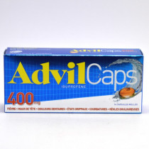 AdvilCaps 400mg A l'Ibuprofène, Boite de14 Capsules Molles