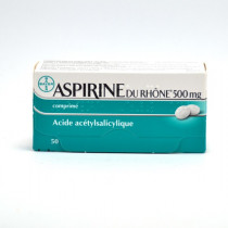 Aspirine Du Rhone 500 mg, Comprimé, Boite de 50