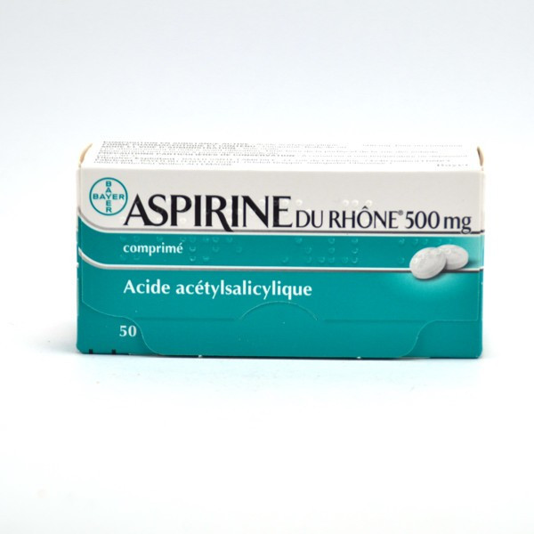 Aspirin du Rhone, 500mg, Tablet, Box of 50