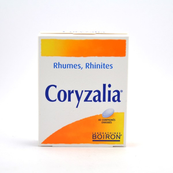 Coryzalia - Cold & Rhinitis - Boiron - 40 orodispersible tablets