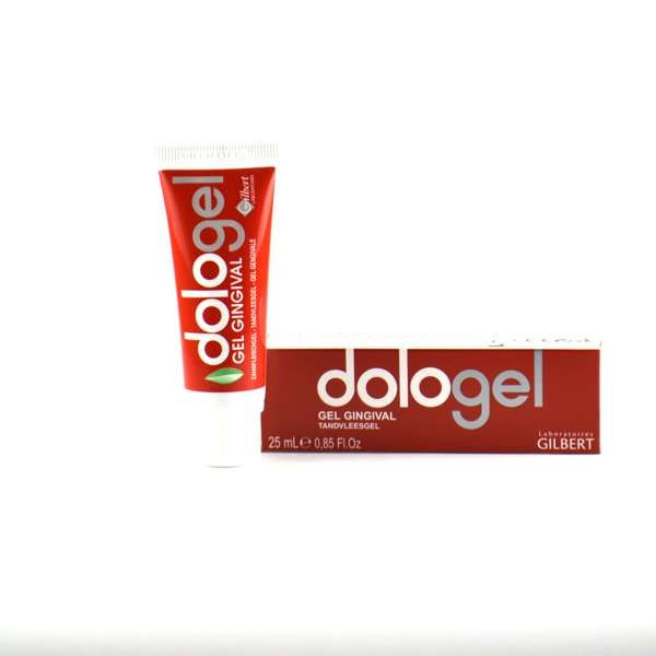 Gingival Gel Dologel, 25 ml, Gilbert ,for the infant dental pushes and mouth  lesions