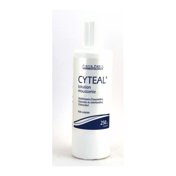 Cyteal antiseptic foaming solution, dermal usage, 250ml.