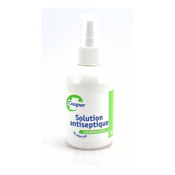 Cooper solution antiseptique chlorhexidine 0,5% spray 100mL