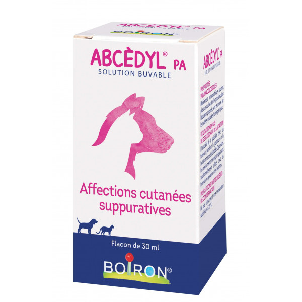 Abcedyl, Affections Cutanées Suppuratives, Boiron - Solution Buvable 30 ml + pipette graduée