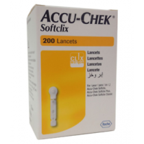 Lancettes - Surveillance de Glycémie -  Accu-Chek SOFTCLIX - 200 Lancettes