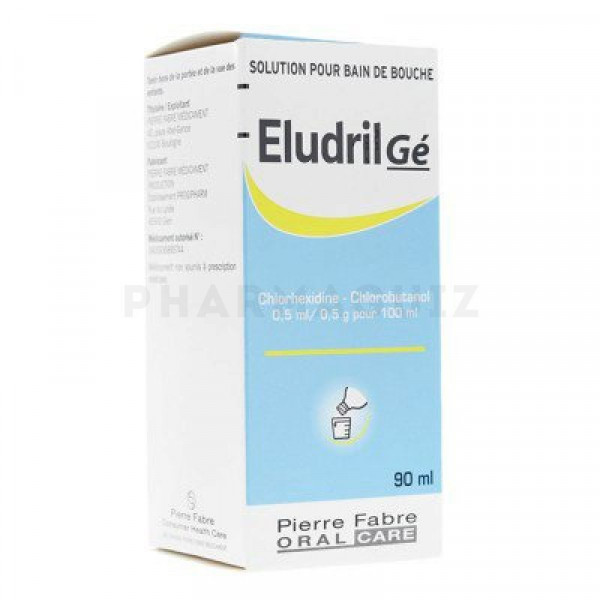 Mouthwash - Mouth Infections - Eludril Gé - 90 ml