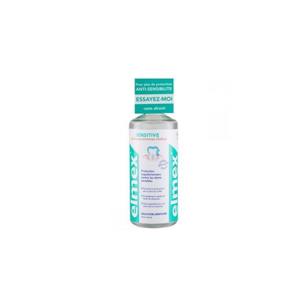 Bain de Bouche - Solution Dentaire Sensitive - Elmex - 400 ml
