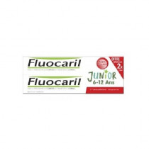 Dentifrice Enfant Junior 6-12 Ans Fruits Rouges Fluocaril, 2 x 75 ml
