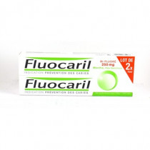 Dentifrice Bi-Fluoré 250Mg Menthe Fluocaril, Lot De 2 x 75 ml