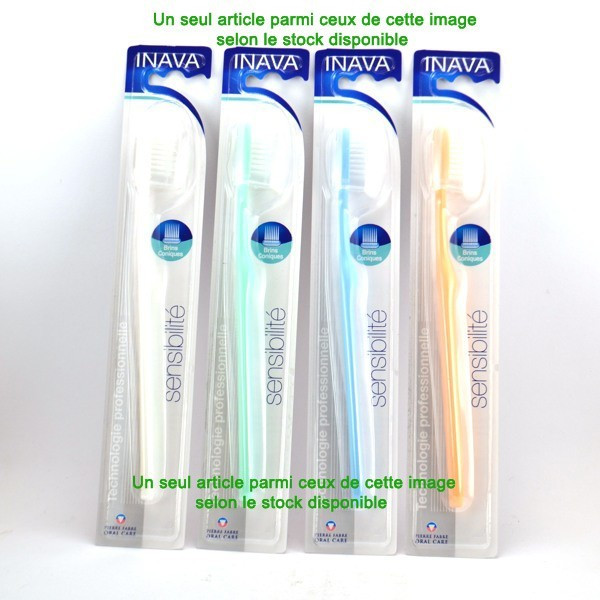 Toothbrush - 18/100 Sensitivity - Tapered Bristles - Inava - 1 Toothbrush