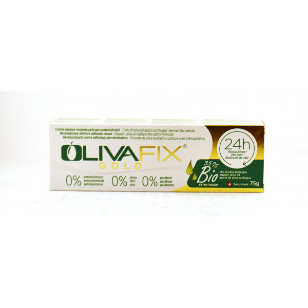 Olivafix Gold with organic olive oil, 75 g Tube