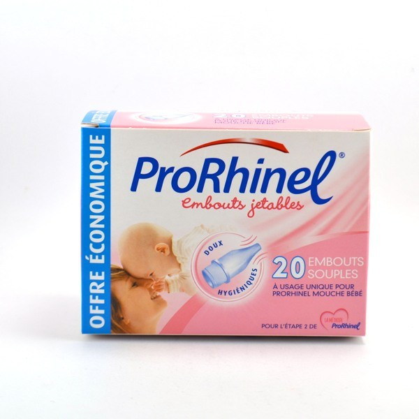 Prorhinel 20 Soft Disposable Tips For Baby Fly