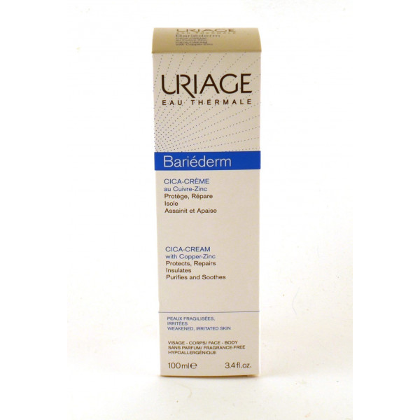 Uriage - Thermal Water - Bariéderm - Cica- Zinc Copper Cream - Fragile Skin - 100ml