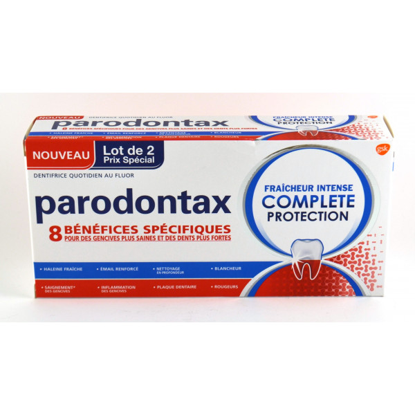 Parodontax, Toothpaste Freshness Intense Complete Protection, 2x75ml
