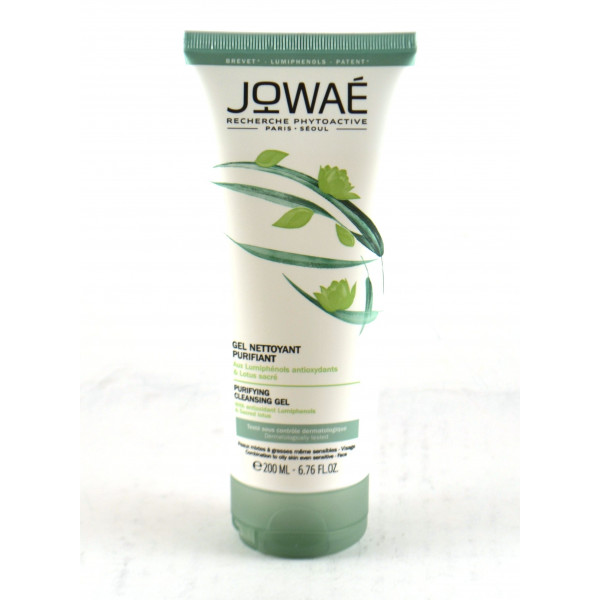 Purifying Cleansing Gel with Antioxidant Lumiphenols and  Sacred Lotus Jowaé 200mL