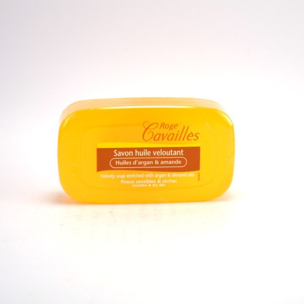 Velvety Oil Soap - With Argan and Almond Oils - Rogé Cavaillès - 115 g