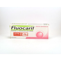 Dentifrice Dents Sensibles, Fluocaril, 2 X 75 ml