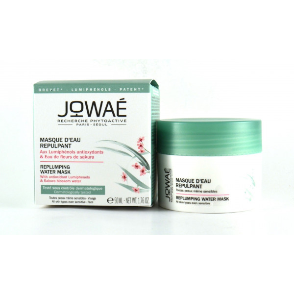 Plumping Water Mask - Lumiphenols Antioxidants & Sakura Flower Water - Jowaé - 50 ml Jar