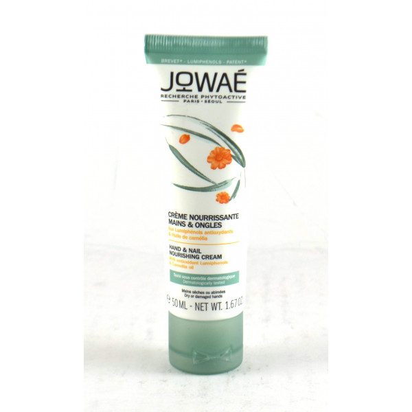 Nourishing Hand & Nail Cream - Lumiphenols Antioxidant & Camellia Oil - Jowae - Tube 50 ml