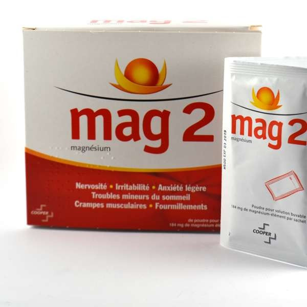 MAG 2 Magnesium, powder sachet for drinkable solution, 30 sachets